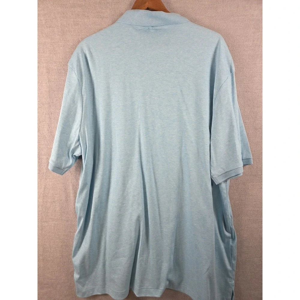 Polo Ralph Lauren Soft Touch Golf Polo Shirt 2XL Sky Sea Blue‎ Flesh Pony Logo